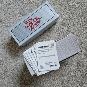 Win, Lose or Draw - Board Game - Cards‎ Only - 1 Box